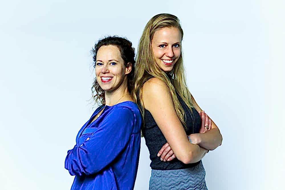 elke en sofie oprichters de vloer